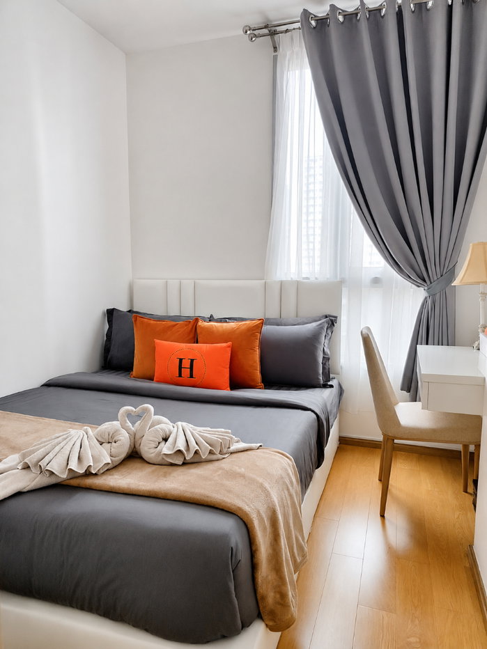 รูป ให้เช่า H Condo Sukhumvit 43 ห้องสวย ชั้นสูง วิวเมือง ราคาดีมาก ตกแต่งเฟอร์ครบ DS3094 | Line @Dstay - รูปที่ 5/13
