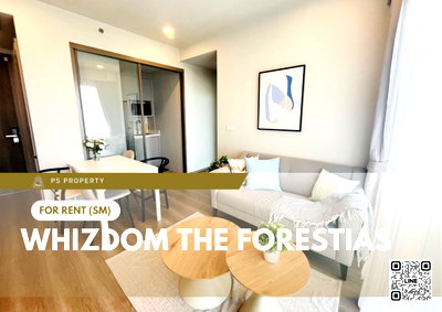 คอนโดให้เช่า : ให้เช่า ✨ Whizdom The Forestias ✨ 2 ห้องนอน 2 ห้องน้ำ เฟอร์นิเจอร์ และ เครื่องใช้ไฟฟ้าครบ 