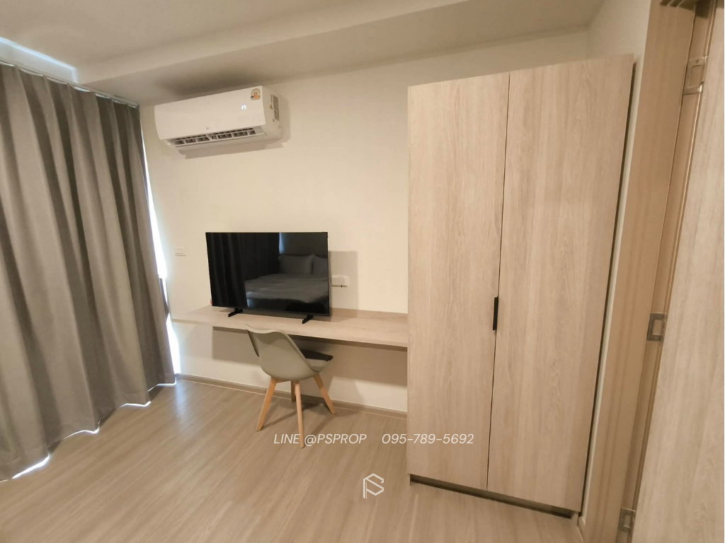 รูป คอนโดเช่าบางเเสน ใกล้ตลาดปาร์คอิน Dcondo sense ✅ พร้อมเข้าอยู่ #CR0282 - รูปที่ 4/10