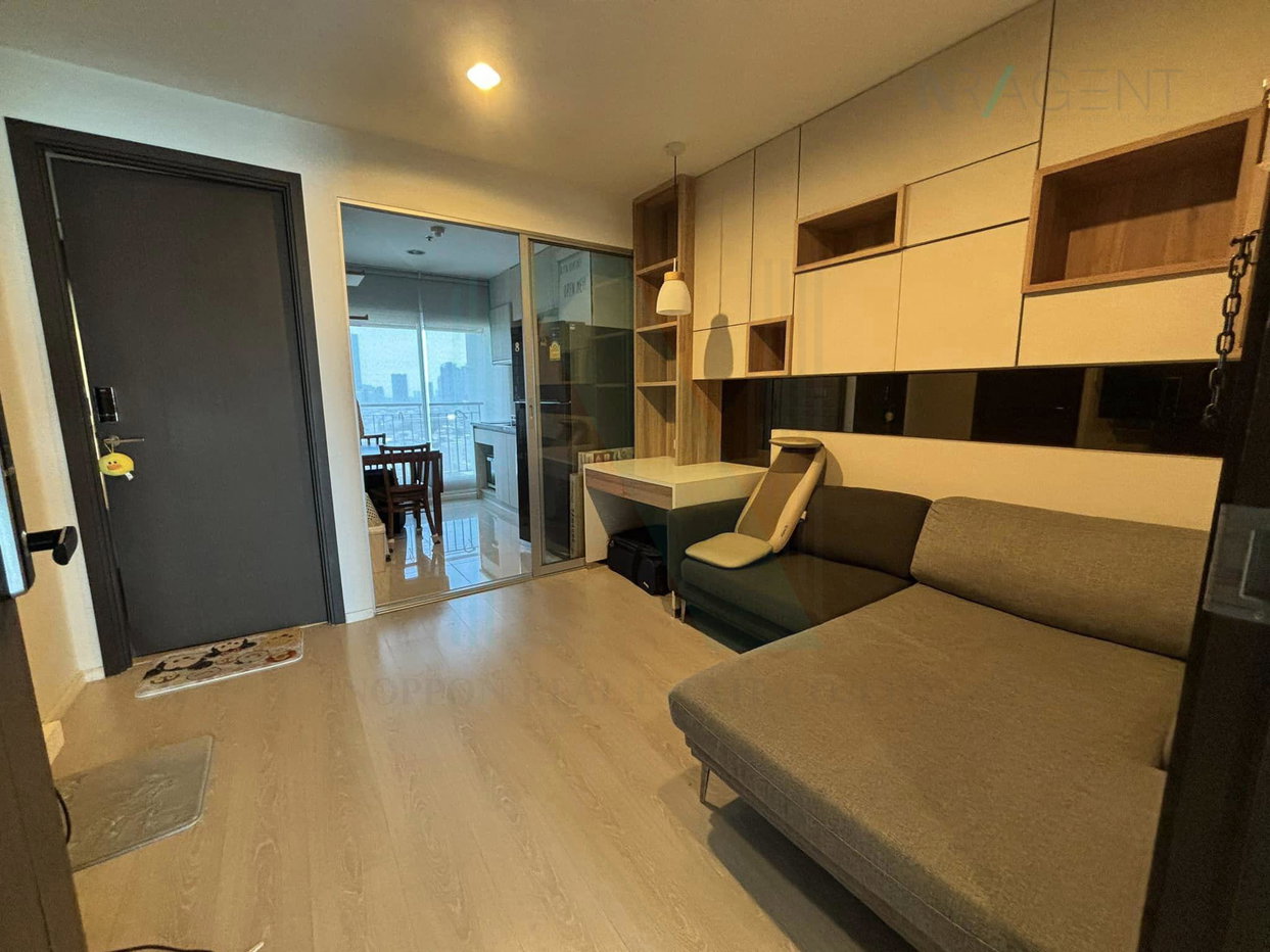 รูป 🚩 ให้เช่าคอนโด ริทึ่ม สาทร - นราธิวาส อาคาร 1 ชั้น 17 1 ห้องนอน ขนาด 35.00 ตรม ใกล้ เดอะซิตี้ วีว่า - รูปที่ 2/8