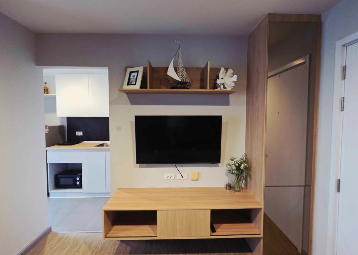 รูป ให้เช่า Polis Condo สุขสวัสดิ์ 64 🏡 มีเครื่องซักผ้า พร้อมอยู่ ‼️#ตอบแชทไว🔥🔥 รหัส B736 - รูปที่ 5/8