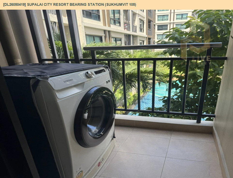 รูป DL26050419 ให้เช่าคอนโด ศุภาลัย ซิตี้ รีสอร์ท สถานีแบริ่ง (สุขุมวิท 105) (Supalai City Resort Bearing Station (Sukhumvit 105)) ใกล้ BTS แบริ่ง พร้อมเข้าอยู่ โทรด่วน 0653619502 LineID @897iyzll - รูปที่ 9/12