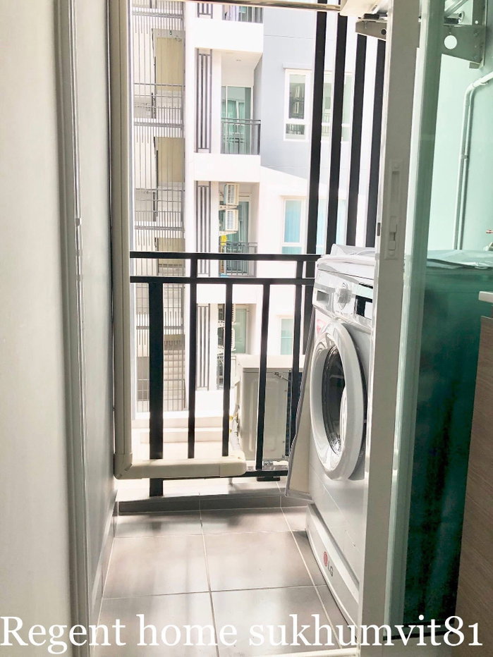 รูป 🌳 ให้เช่าคอนโด Regent home สุขุมวิท 81  ขนาดห้อง 28 ตร.ม. ชั้น 3 ตึก A ระเบียงหันทิศตะวันออก🌳 - รูปที่ 7/8