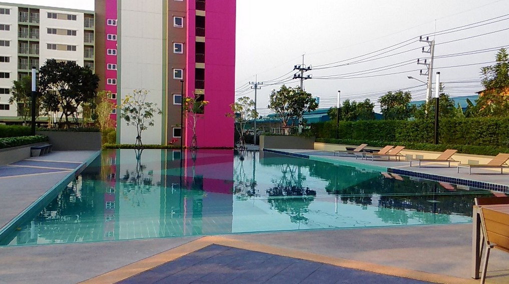 รูป คอนโดลุมพินี ทาวน์ชิป รังสิต-คลอง 1 ตึก B3 ชั้น 4 วิวดี ลมเย็นทั้งวัน 22ตร.ม.1 ห้องนอนแบบสตูดิโอ - รูปที่ 10/11