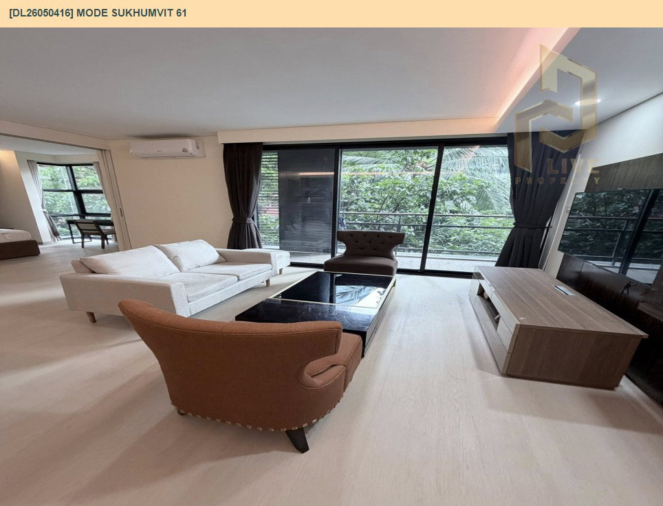 รูป DL26050416 ให้เช่าคอนโด โหมด สุขุมวิท 61 (MODE Sukhumvit 61) ใกล้ BTS เอกมัย พร้อมเข้าอยู่ โทรด่วน 0614453194 LineID @162cjixi - รูปที่ 2/11