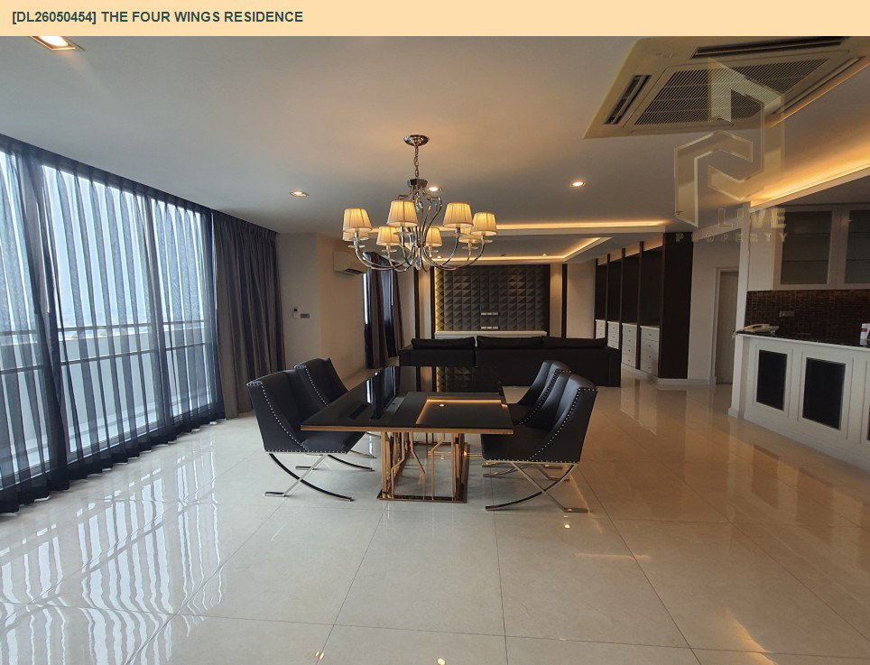 รูป DL26050454 ให้เช่าคอนโด เดอะ โฟร์ วิงส์ เรสสิเด้นส์ (The Four Wings Residence) ใกล้ ARL บ้านทับช้าง พร้อมเข้าอยู่ โทรด่วน 0653619502 LineID @897iyzll - รูปที่ 3/8