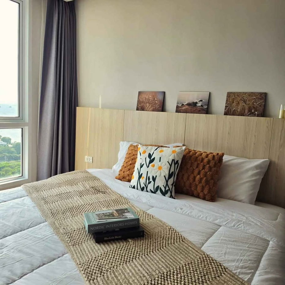 รูป คอนโดให้เช่า " YUU Residence " คอนโดหรูริมทะเลศรีราชา - ชั้น 18 ห้องตกแต่งสไตล์ญี่ปุ่นโมเดริ์น เหมือนอยู่โรงแรม  - รูปที่ 6/21