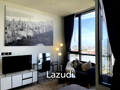 เช่าคอนโด ไอคอนสยาม : 1 Bed 1 Bath 26 SQ.M Chapter Charoennakorn-Riverside