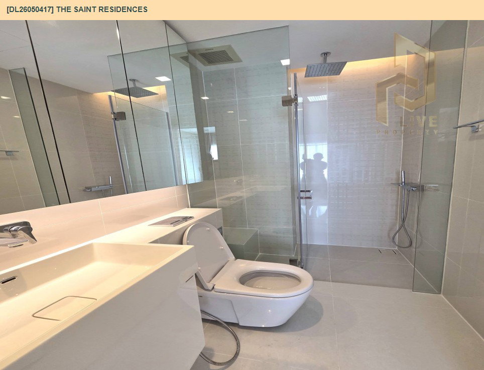 รูป DL26050417 ให้เช่าคอนโด เดอะ เซนต์ เรสซิเดนซ์ (The Saint Residences) ใกล้ MRT พหลโยธิน พร้อมเข้าอยู่ โทรด่วน 0638692663 LineID @655ebbvc - รูปที่ 8/9