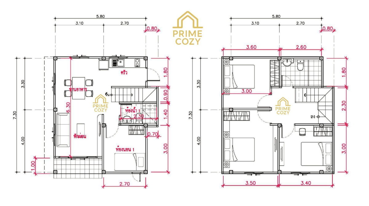 รูป ขาย บ้าน ในโครงการ Prime Cozy หนองปรือ โคราช 7 หลังเท่านั้น - รูปที่ 2/6
