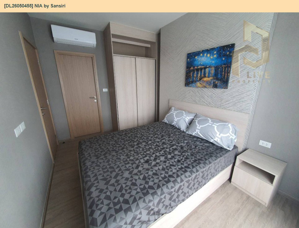 รูป DL26050455 ให้เช่าคอนโด เนีย บาย แสนสิริ (NIA by Sansiri) ใกล้ BTS พระโขนง พร้อมเข้าอยู่ โทรด่วน 0800343450 LineID @655ebbvc - รูปที่ 5/6