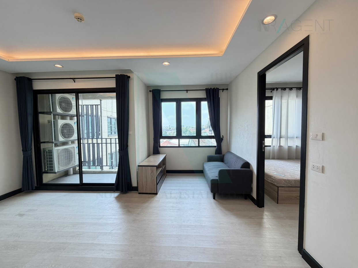 รูป ให้เช่าคอนโด เทมส์ เรสซิเดนส์ อาคาร 1 ชั้น 6 2 ห้องนอน ขนาด 54 ตรม ใกล้ ตลาดมิ่ง แบริ่งซอย 3 - รูปที่ 1/8