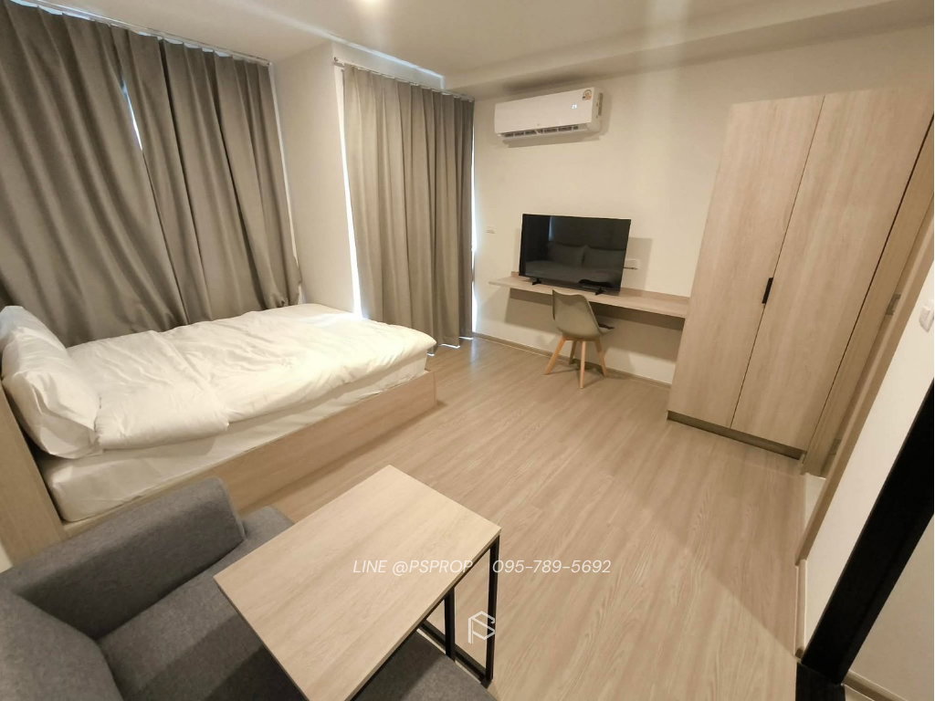 รูป คอนโดเช่าบางเเสน ใกล้ตลาดปาร์คอิน Dcondo sense ✅ พร้อมเข้าอยู่ #CR0282 - รูปที่ 2/10