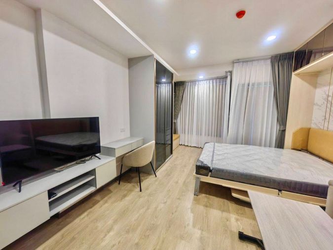 Condo for rent : SOHO Bangkok Ratchada Studio Fully furnished near MRT Huai Khwang