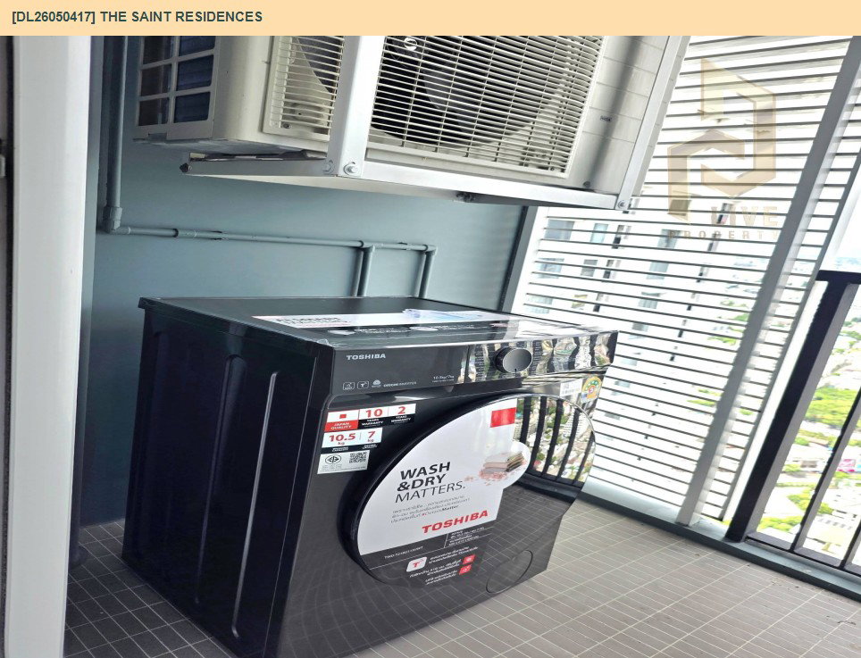 รูป DL26050417 ให้เช่าคอนโด เดอะ เซนต์ เรสซิเดนซ์ (The Saint Residences) ใกล้ MRT พหลโยธิน พร้อมเข้าอยู่ โทรด่วน 0638692663 LineID @655ebbvc - รูปที่ 9/9