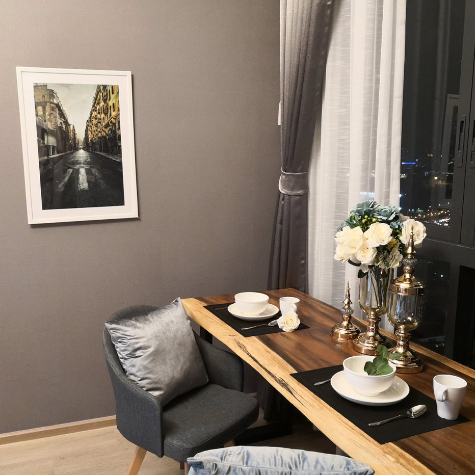 รูป 1 ห้องนอนให้เช่า ที่ Ideo new Rama 9 37 ตรม. ใกล้ BTS/MRT - รูปที่ 28/36