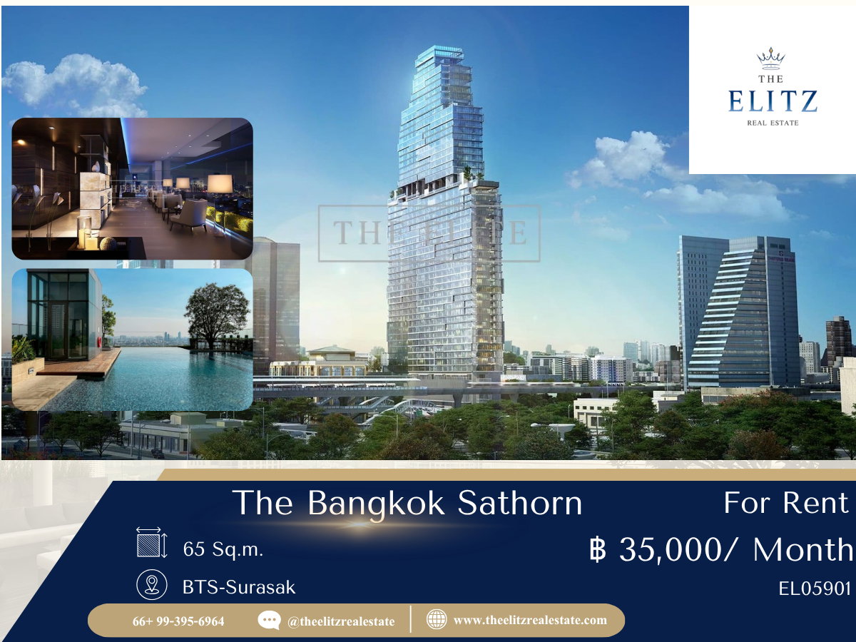 รูป ✨ เฉิดฉายในทุกมิติ ค้นพบชีวิตหรูหราที่ The Bangkok Sathorn คอนโดระดับ Masterpiece ✨ - รูปที่ 1/10