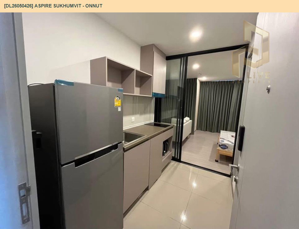 รูป DL26050426 ให้เช่าคอนโด แอสปาย สุขุมวิท - อ่อนนุช (Aspire Sukhumvit - Onnut) ใกล้ BTS อ่อนนุช พร้อมเข้าอยู่ โทรด่วน 0653619502 LineID @897iyzll - รูปที่ 4/9