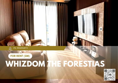 คอนโดให้เช่า : ให้เช่า 📍 Whizdom The Forestias 📍 เฟอร์นิเจอร์ และ เครื่องใช้ไฟฟ้าครบ ใกล้ Mega บางนา