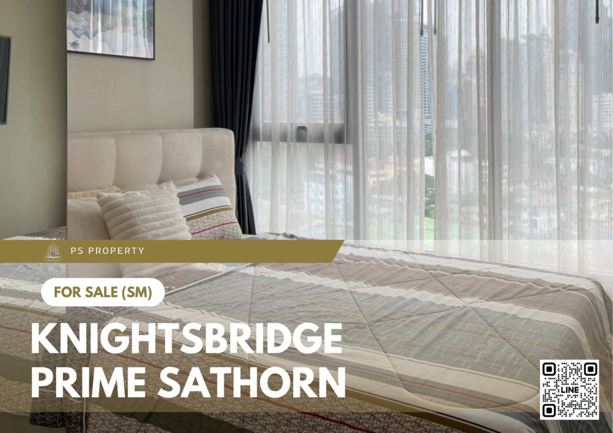 รูป ขายด่วน 🔥 Knightsbridge Prime Sathorn 🔥 เฟอร์นิเจอร์ และ เครื่องใช้ไฟฟ้าครบ ใกล้ BTS ช่องนนทรี - รูปที่ 1/8