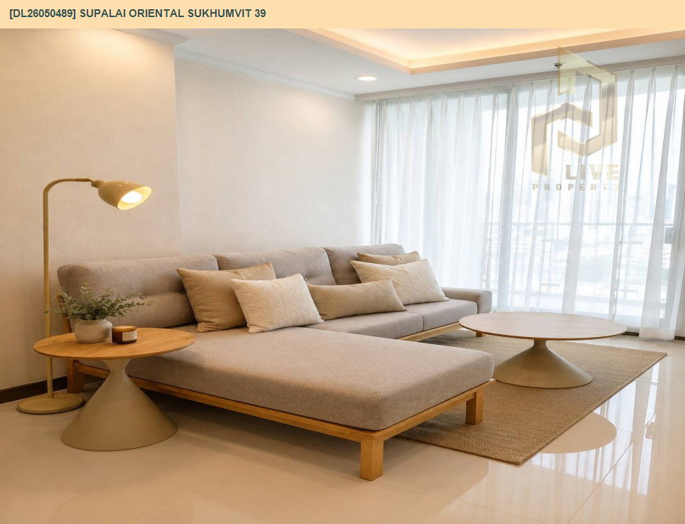 รูป DL26050489 ให้เช่าคอนโด ศุภาลัย โอเรียนทัล สุขุมวิท 39 (Supalai Oriental Sukhumvit 39) ใกล้ BTS พร้อมพงษ์ พร้อมเข้าอยู่ โทรด่วน 0653619502 LineID @897iyzll - รูปที่ 2/10