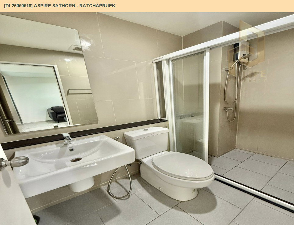 รูป DL26050516 ให้เช่าคอนโด แอสปาย สาทร - ราชพฤกษ์ (Aspire Sathorn - Ratchapruek) ใกล้ BTS บางหว้า พร้อมเข้าอยู่ โทรด่วน 0653619502 LineID @897iyzll - รูปที่ 7/10