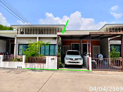 ทาวน์โฮม ที่ว่าการอำเภอปลวกแดง : ทาวน์เฮ้าส์ 24.5 ตร.วา ฮักเฮ้าส์ ปลวกแดง ระยอง 1.6M