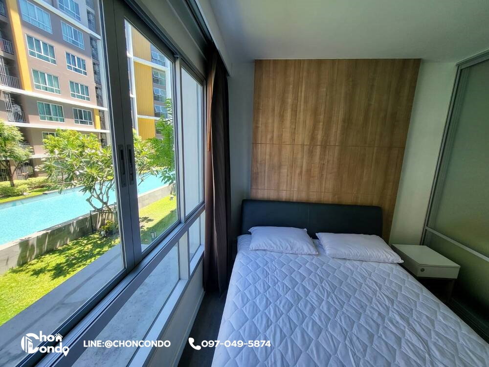 DCondo ดีคอนโด ชั้น2 ตึกD ------------วิวสระ------ ว่าง 06 มิ.ย. 2569 ----------Tel 097-049-5874 (Line: @choncondo มี@ด้วย)