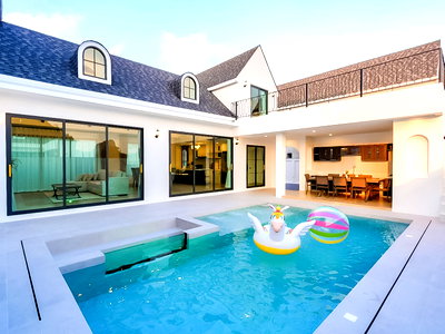 บ้านเดี่ยว เขาชีจรรย์ : 5 Bedroom Pool Villa for Sale Near Khao Chi Chan
