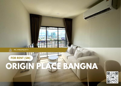 คอนโดให้เช่า : ให้เช่า 📍 Origin place bangna 📍 คอนโดใหม่แกะกล่อง พร้อมเข้าอยู่ทันที ฟรี WiFi!