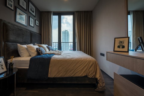 รูปภาพ MRT rama 9 350 m. Condo The Line Asoke Ratchada ( Rental ) Price 25,000 Baht