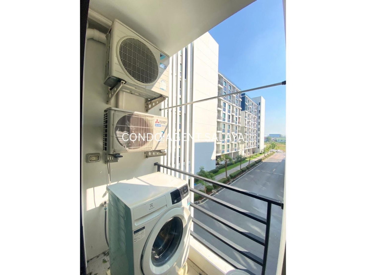 picture For rent V Condo Salaya 𝟏 𝐁𝐞𝐝𝐫𝐨𝐨𝐦 | 𝟏 𝐁𝐚𝐭𝐡𝐫𝐨𝐨𝐦 🛁 Corner Room CODE 6932 - 12/18