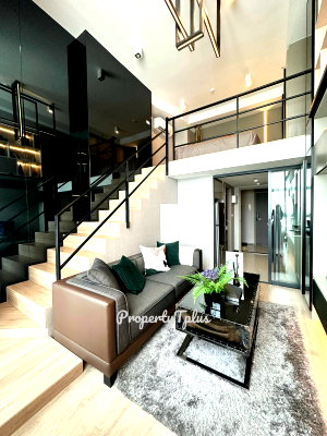 Condos for sale :  Ideo rama9 asoke, hybrid room, 2 floors, special clear ceiling.
