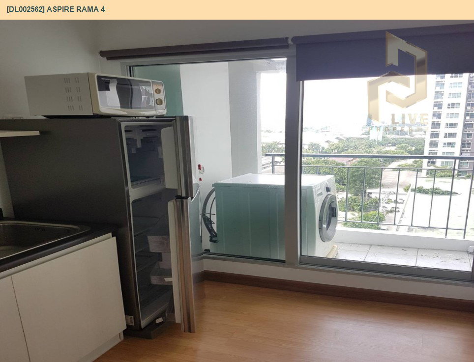 รูป DL002562 ให้เช่าคอนโด แอสปาย พระราม 4 (Aspire Rama 4) ใกล้ BTS เอกมัย พร้อมเข้าอยู่ โทรด่วน 0614453194 LineID @162cjixi - รูปที่ 5/7