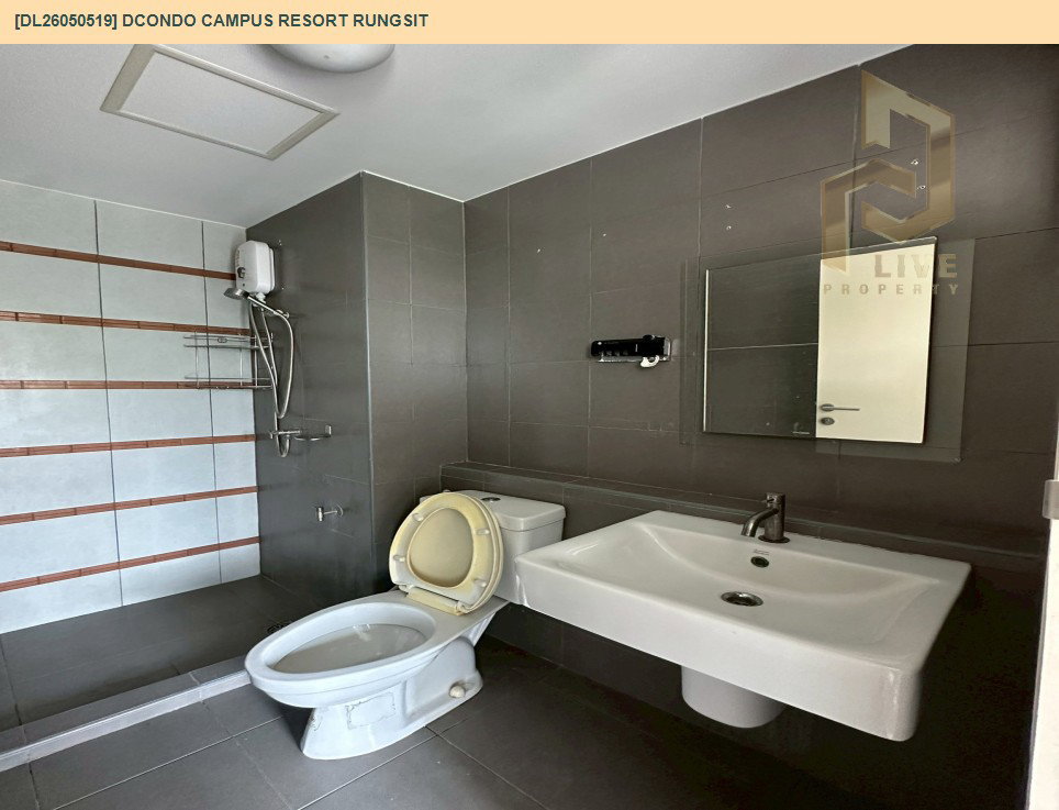 รูป DL26050519 ให้เช่าคอนโด ดีคอนโด แคมปัส รีสอร์ท รังสิต (dcondo Campus Resort Rungsit) ใกล้ - พร้อมเข้าอยู่ โทรด่วน 0614453194 LineID @162cjixi - รูปที่ 6/6