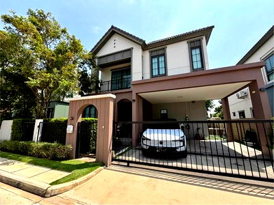 เช่าบ้านเดี่ยว ปากเกร็ด นนทบุรี : MHR133  มีที่ชาร์จรถ EV / ห้องน้ำในตัวทุกห้องนอน เช่าบ้านเดี่ยวสราญสิริ ราชพฤกษ์-345 เฟอร์ครบ 4 นอน 4 น้ำ พร้อมอยู่!
