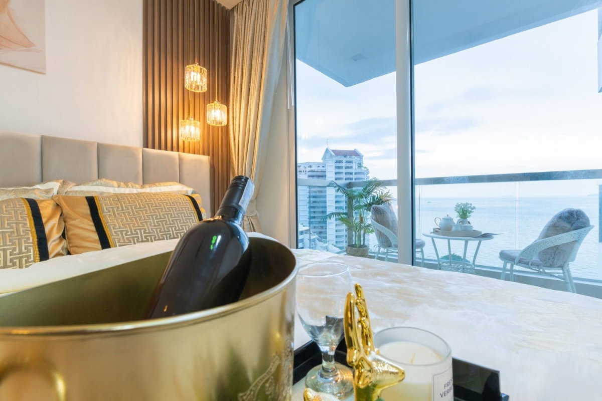 รูป For rent condo The Palm Wongamat Beach Front pattaya  (S03-2152 R) - รูปที่ 19/35