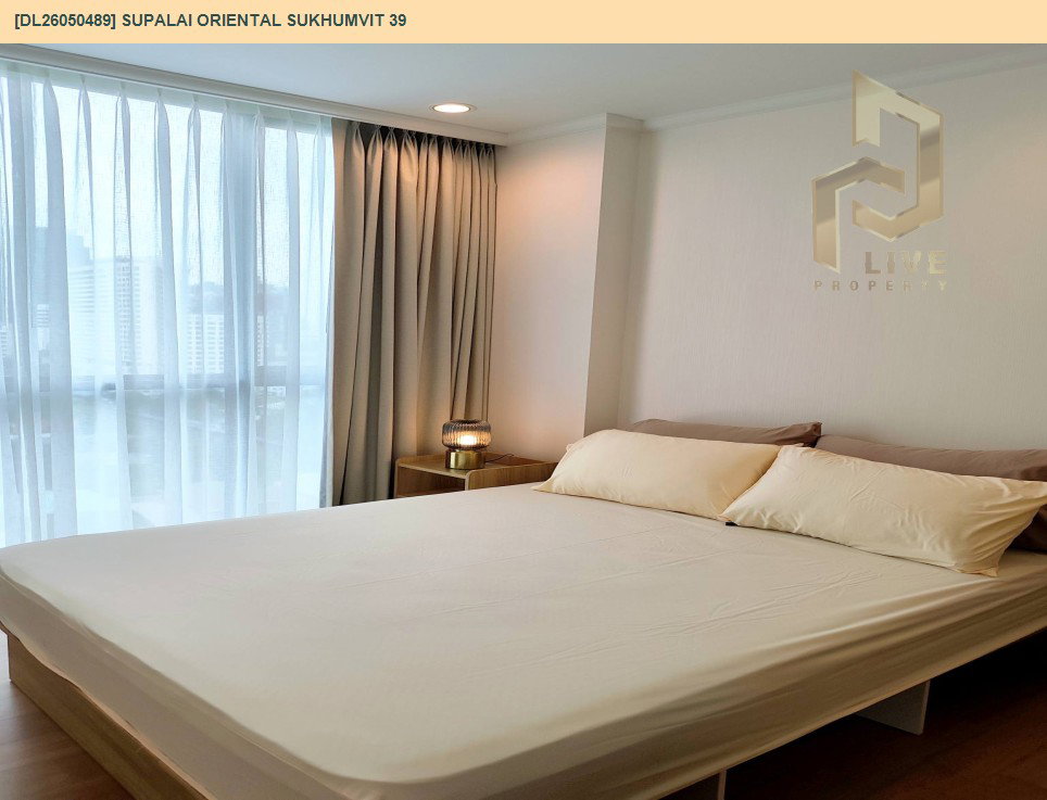 รูป DL26050489 ให้เช่าคอนโด ศุภาลัย โอเรียนทัล สุขุมวิท 39 (Supalai Oriental Sukhumvit 39) ใกล้ BTS พร้อมพงษ์ พร้อมเข้าอยู่ โทรด่วน 0653619502 LineID @897iyzll - รูปที่ 3/10