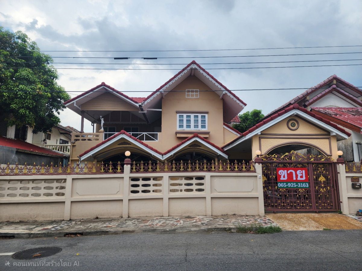 รูป ขายบ้านเดี่ยว 70 ตารางวา ติดถนนซอยสัญจร เหมาะทำกิจการ หน้าร้าน - รูปที่ 1/16