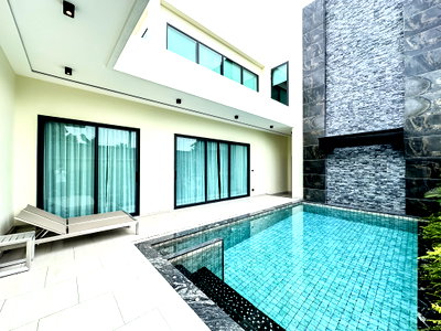 บ้านเดี่ยว ถนนทุ่งกลม-ตาหมัน : Modern Pool Villa for Sale Thung Klom Tan Man East Pattaya