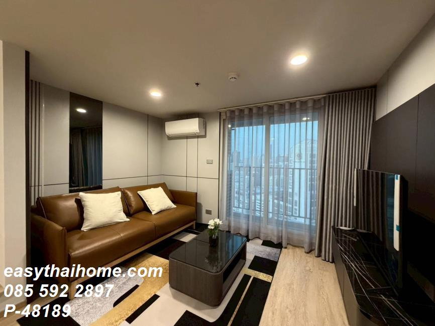 รูป P-48189 — ให้เช่าคอนโดหรูชั้นสูง! Culture Chula 59 ตรม. ใกล้ MRT สามย่าน เฟอร์เครื่องใช้ไฟฟ้าครบ ราคา 53,000 บาท โทร 085-592-2897 Line: @easythaihome - รูปที่ 7/14