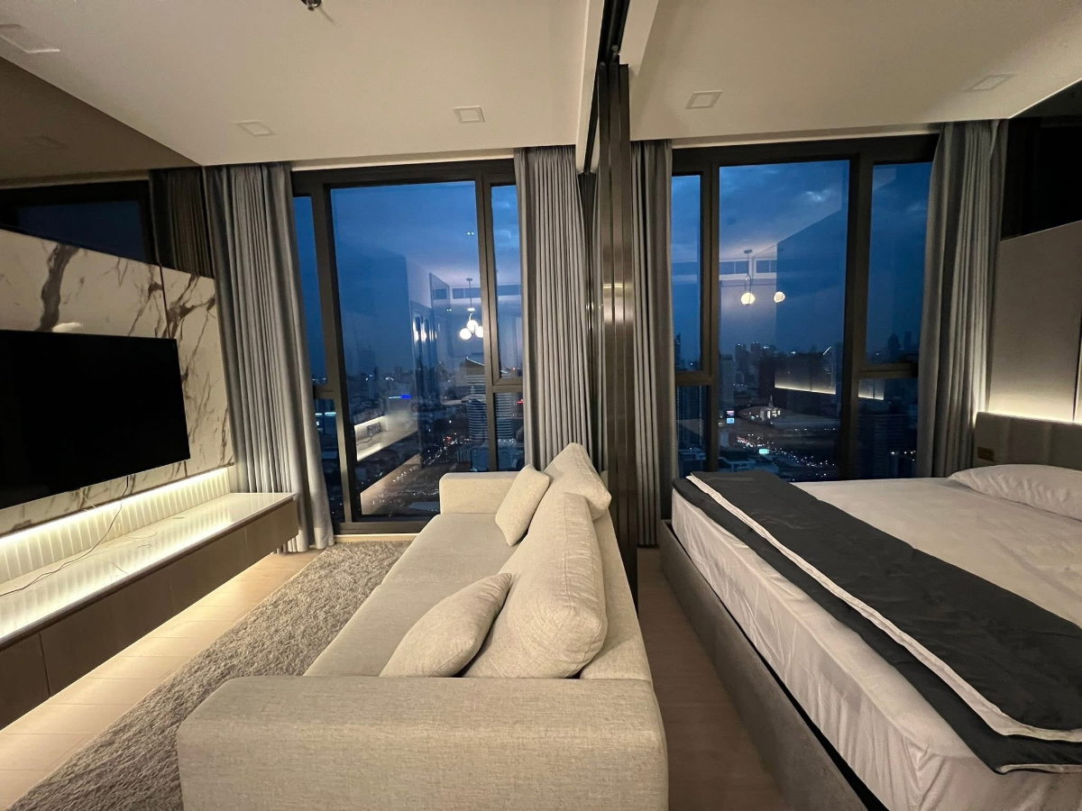 รูป 🌃ปล่อยเช่าคอนโดวันไนน์ไฟว์อโศก-พระราม9 ขนาด 1bed 1bath 36 ตรม. ครัวเปิด หน้ากว้าง ชั้น 43 วิวเมืองสวยมากกก (ทิศใต้) 🌃 - รูปที่ 2/10