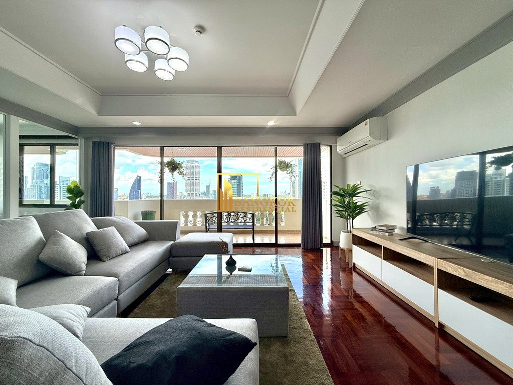 รูป Large 4 Bed Apartment with Private Terrace in Phrom Phong - BR21186AP - รูปที่ 3/50