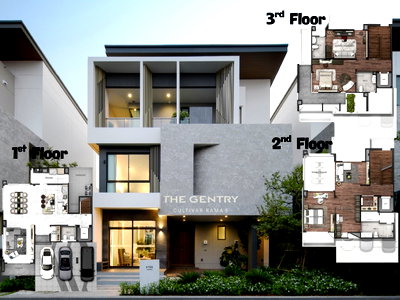 บ้านเดี่ยว กรุงเทพมหานคร : THE GENTRY CULTIVAR RAMA 9 บ้านเดี่ยว กรุงเทพกรีฑา ใกล้โรงเรียนนานาชาติ เดินทางสะดวก