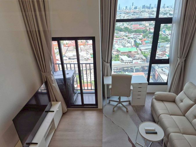 ✨ห้อง Duplex 2ชั้น ใกล้ mrt บางขุนนนท์ 250เมตร 🚆   ให้เช่า ออริจิ้น เพลย์ บางขุนนนท์ ทริปเปิ้ล สเตชั่น🔥