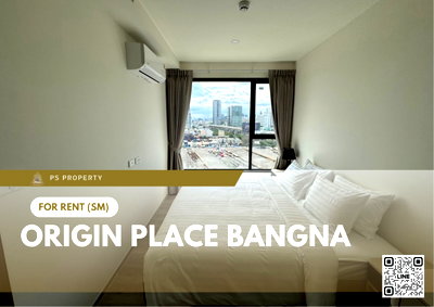 คอนโดให้เช่า : ให้เช่า ✨ Origin place bangna ✨ โครงการใหม่ห้องแต่งสวย ฟรี WiFi พร้อมเข้าอยู่