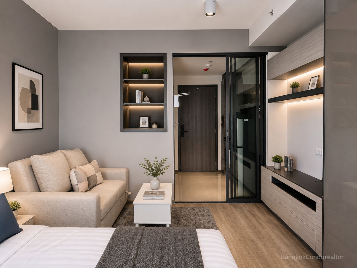 รูป 🍀🍀 Fully furnished💝 ให้เช่า📌 ไอดีโอ จุฬา – สามย่าน (Line:@rent2022)MRT สามย่าน✨พร้อมเข้าอยู่ ✨ A04298 - รูปที่ 8/10