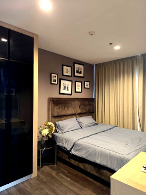 Condos for rent : P-48609 — Hot Price Drop! The Line Asoke-Ratchada 35 sqm, 12A Floor, Near MRT Phra Ram 9, Only 24,000 THB. Tel 085-592-2897 Line: @easythaihome