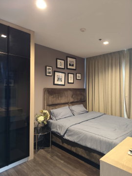 P-48609 — Hot Price Drop! The Line Asoke-Ratchada 35 sqm, 12A Floor, Near MRT Phra Ram 9, Only 24,000 THB. Tel 085-592-2897 Line: @easythaihome
