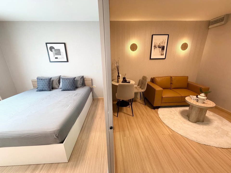 รูป 🔥ขายด่วน คอนโด Smart Condo Watcharapol สมาร์ท คอนโด วัชรพล  ✅ ทำเลดีติดถนนใหญ่ ใกล้รถไฟฟ้าและทางด่วน ตกแต่งใหม่เอี่ยม พร้อมเข้าอยู่✨ - รูปที่ 8/11